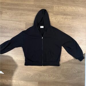 YoungLA Charcoal Zip-Up Hoodie